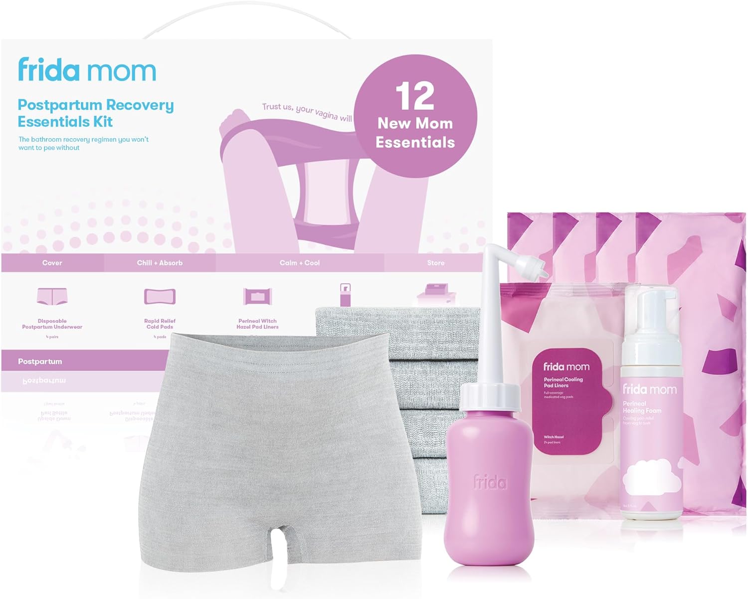 Postpartum Must-Haves: First-Time Mom cover photo collage