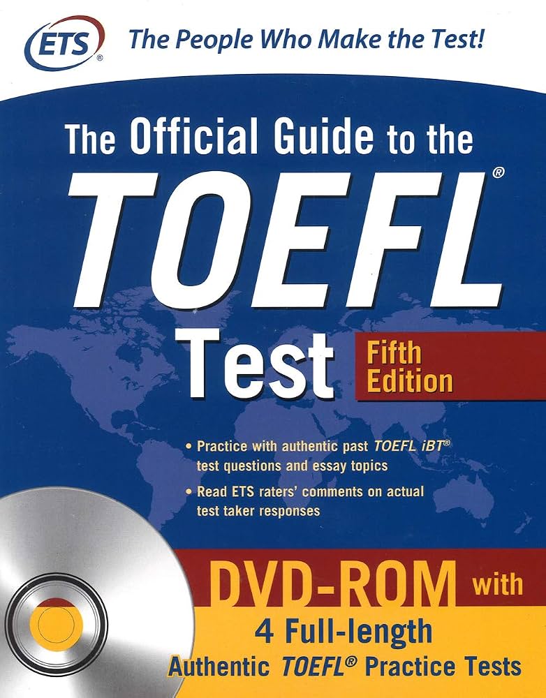 Get Free - The Official Guide to the TOEFL Test with DVD-ROM, Fifth Edition companions cover photo collage