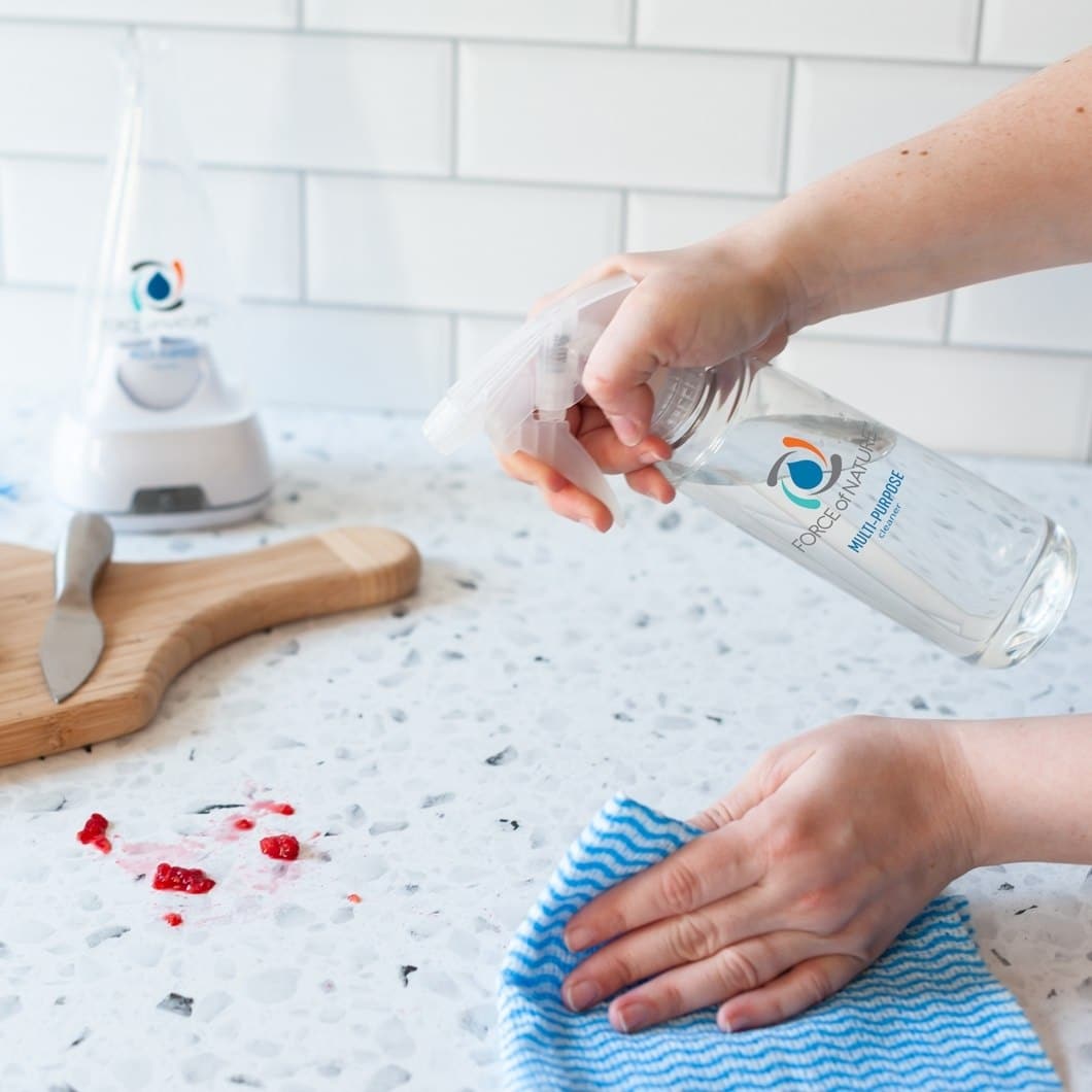 How i clean my home with clean ingredients. cover photo collage