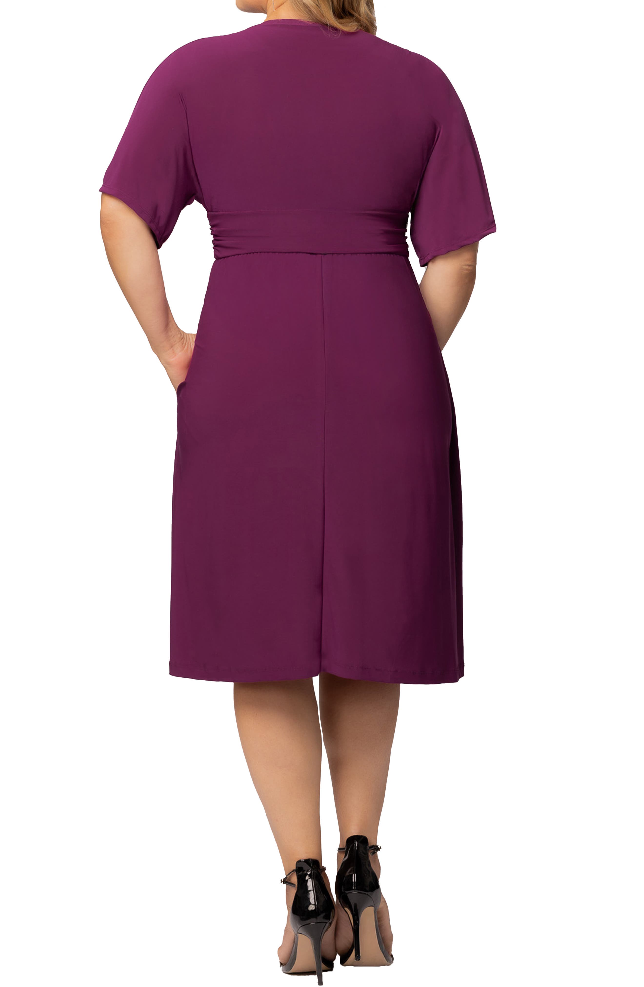 Kiyonna Gia Floral Midi Dress