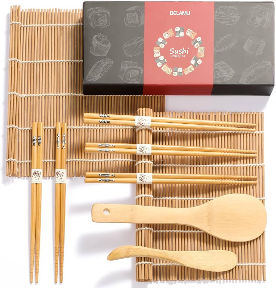 Sushi & Poke Bowl Making Kit Essentials: Top Amazon Picks for Central Florida Home Cooks cover photo collage