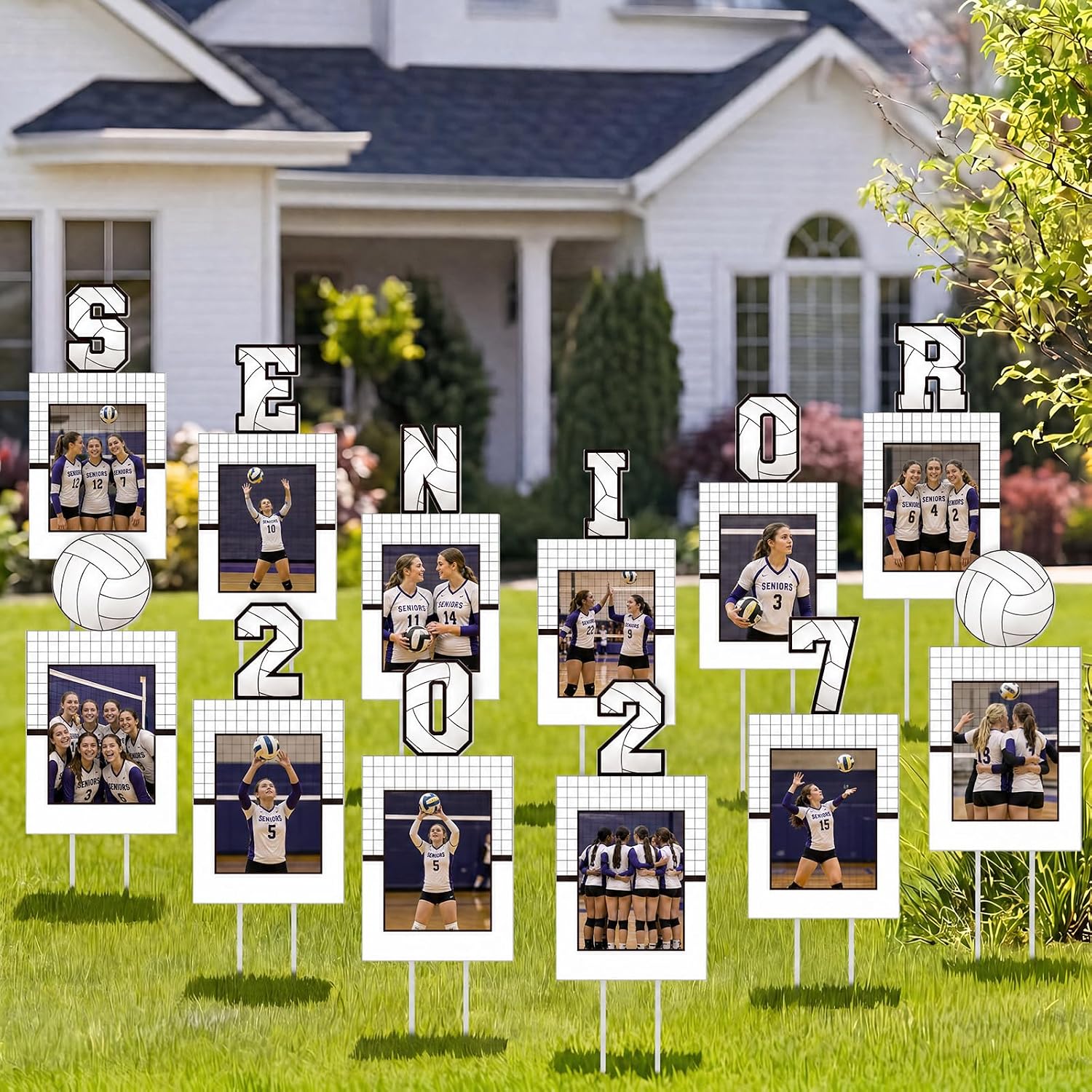 Volleyball Senior Night and Graduation Gifts and Ideas cover photo collage