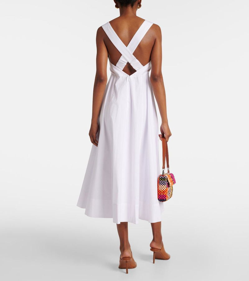 Max Mara Teresa Print Cotton Midi Dress