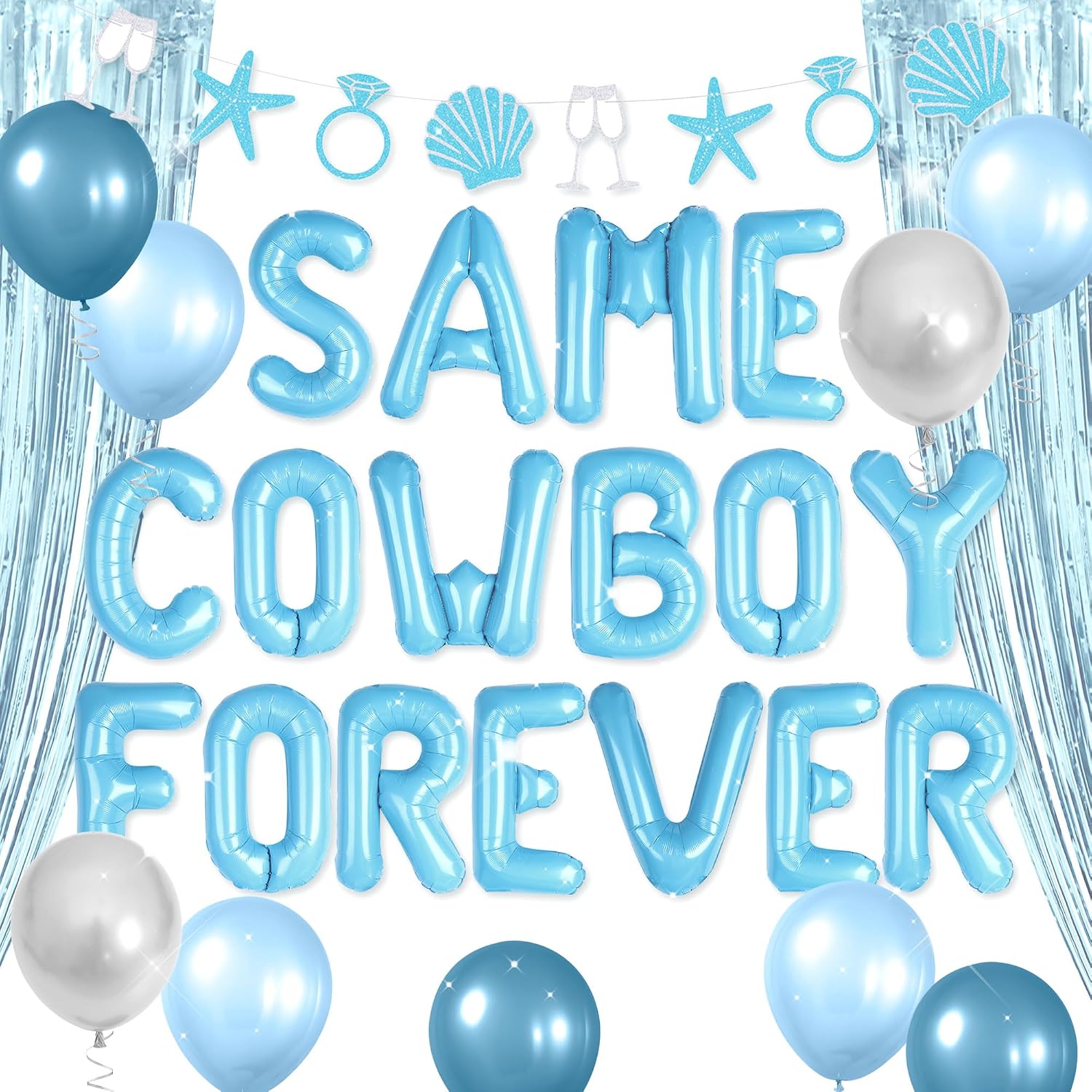 Coastal Cowgirl Bachelorette cover photo collage