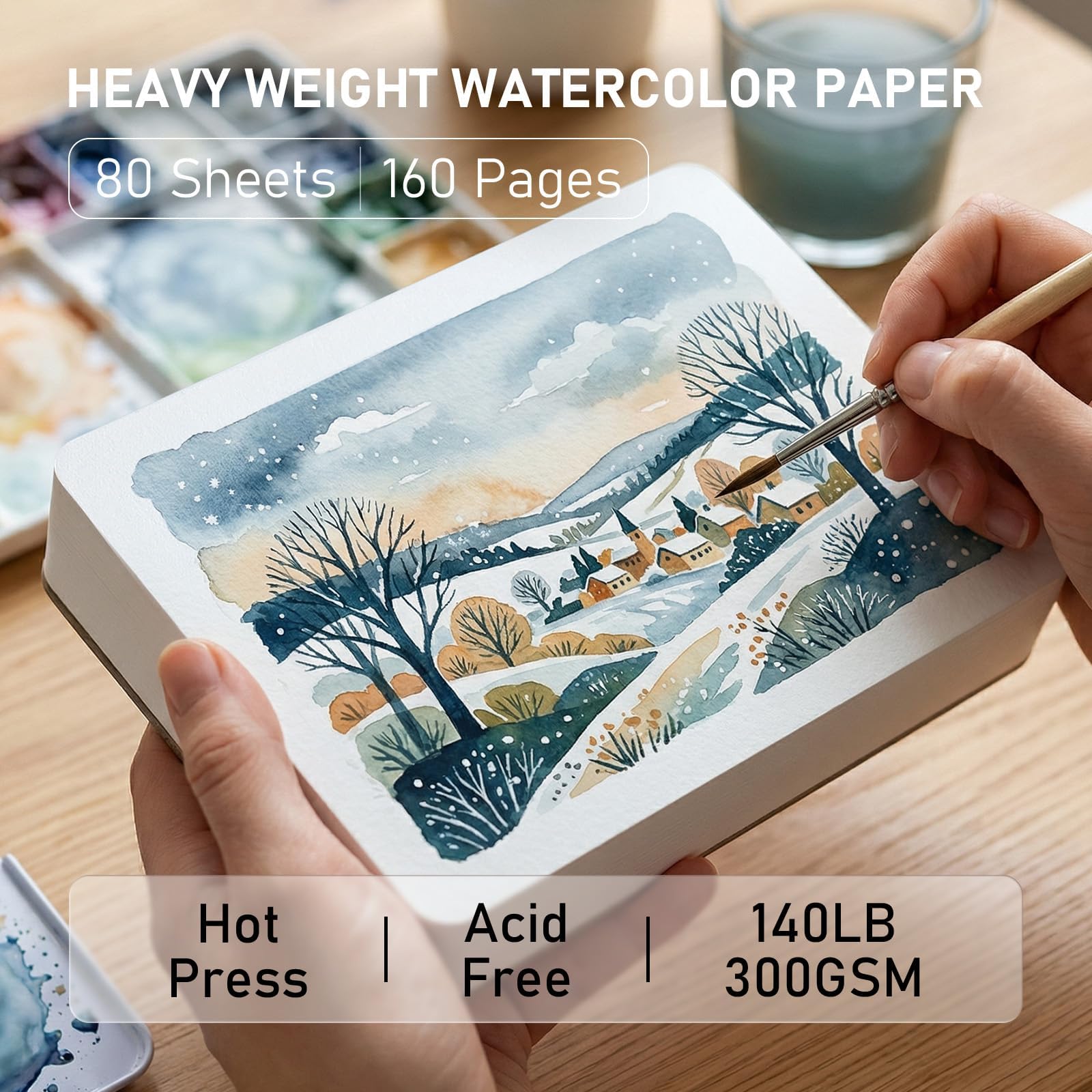 Watercolor Essentials cover photo collage