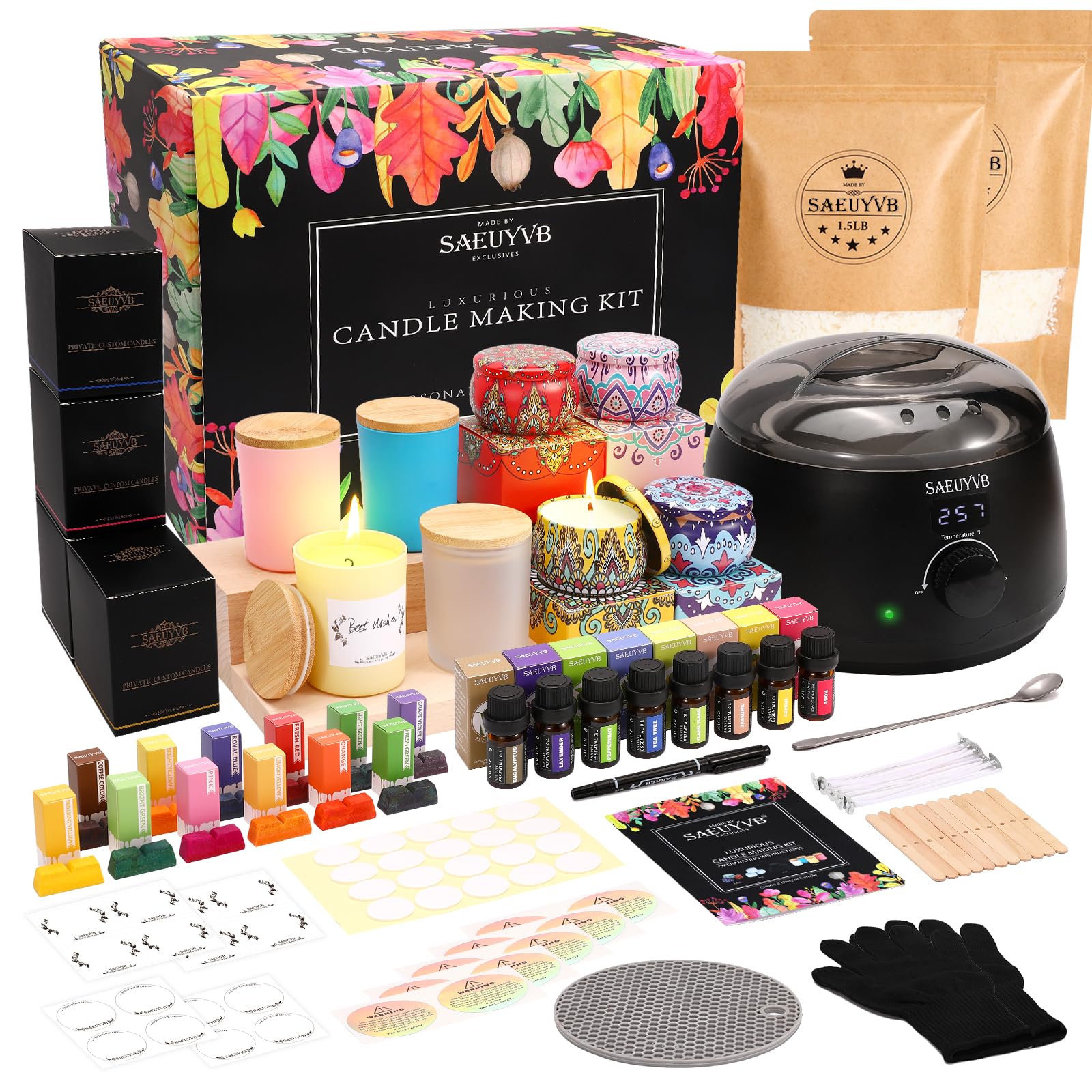 Candle Making Starter Kit Essentials: Top Amazon Picks for Central Florida Crafters cover photo collage