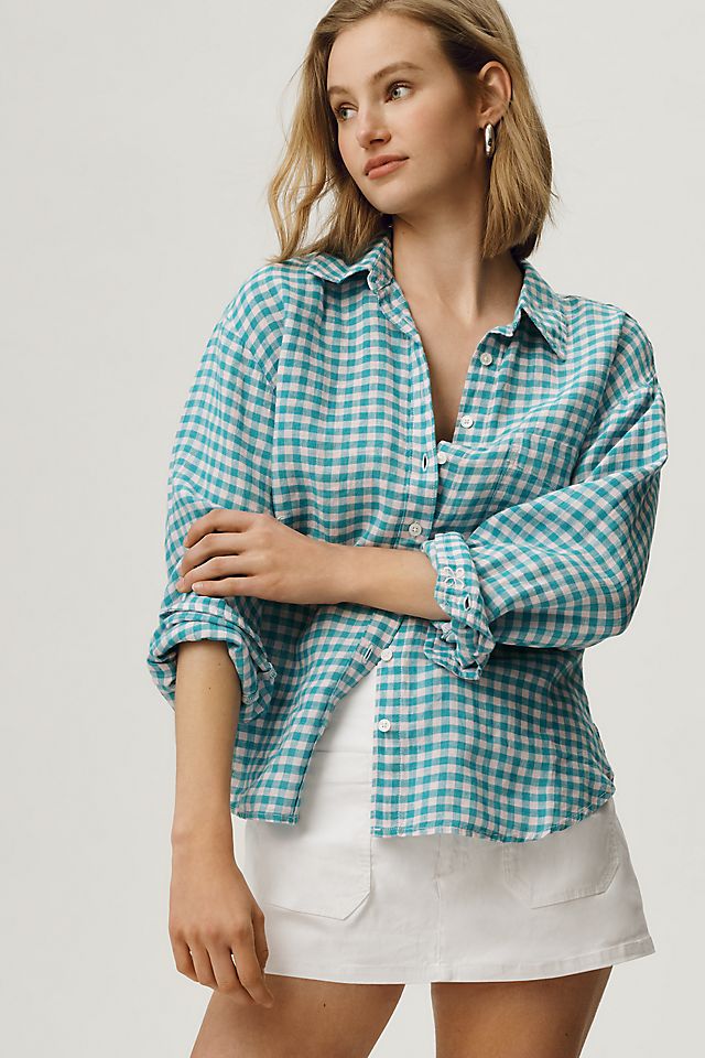 Shrunken Bennet 100% European Linen Buttondown Shirt