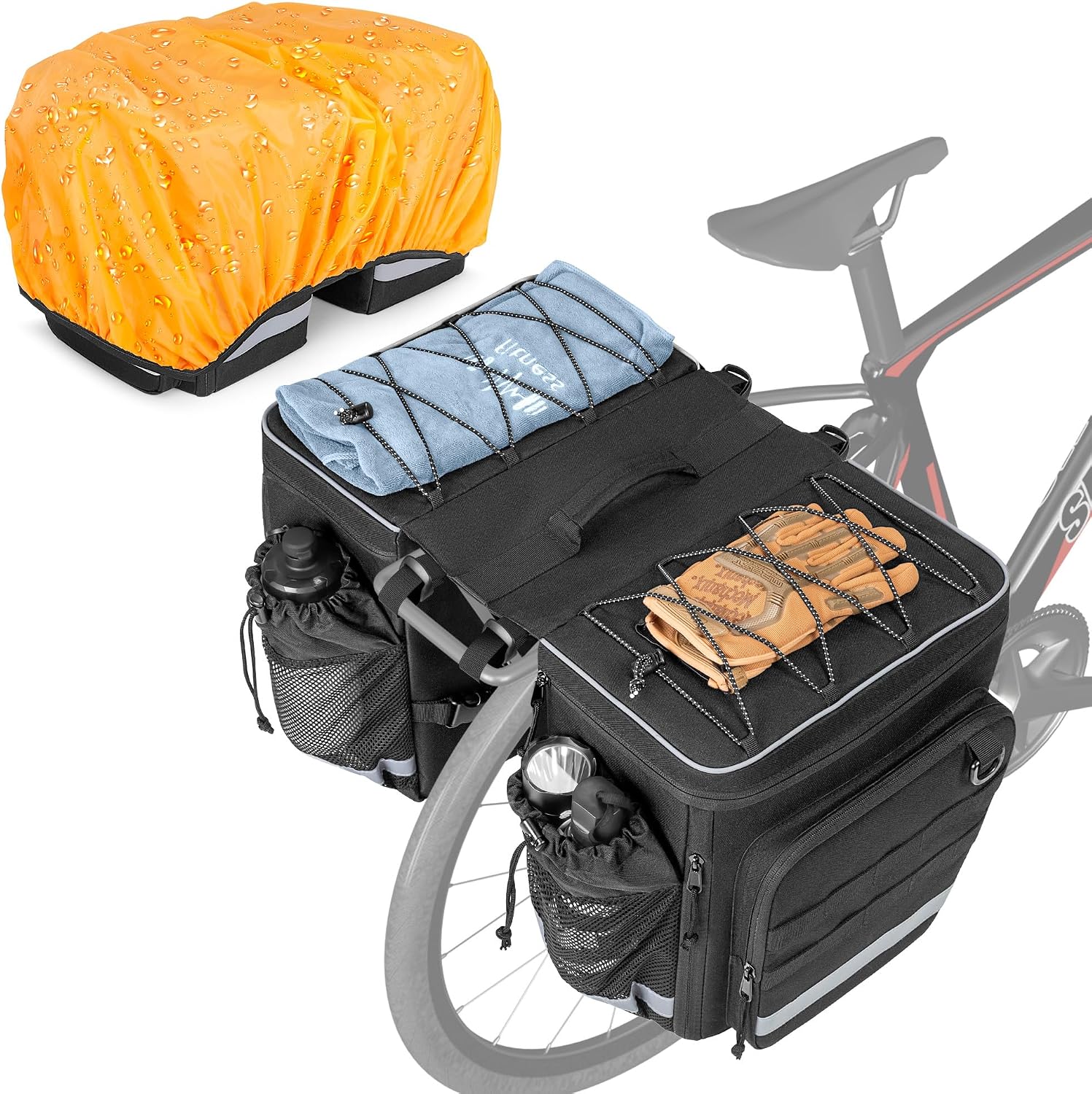 Bike Commuting + School Drop Off / Pick Up cover photo collage
