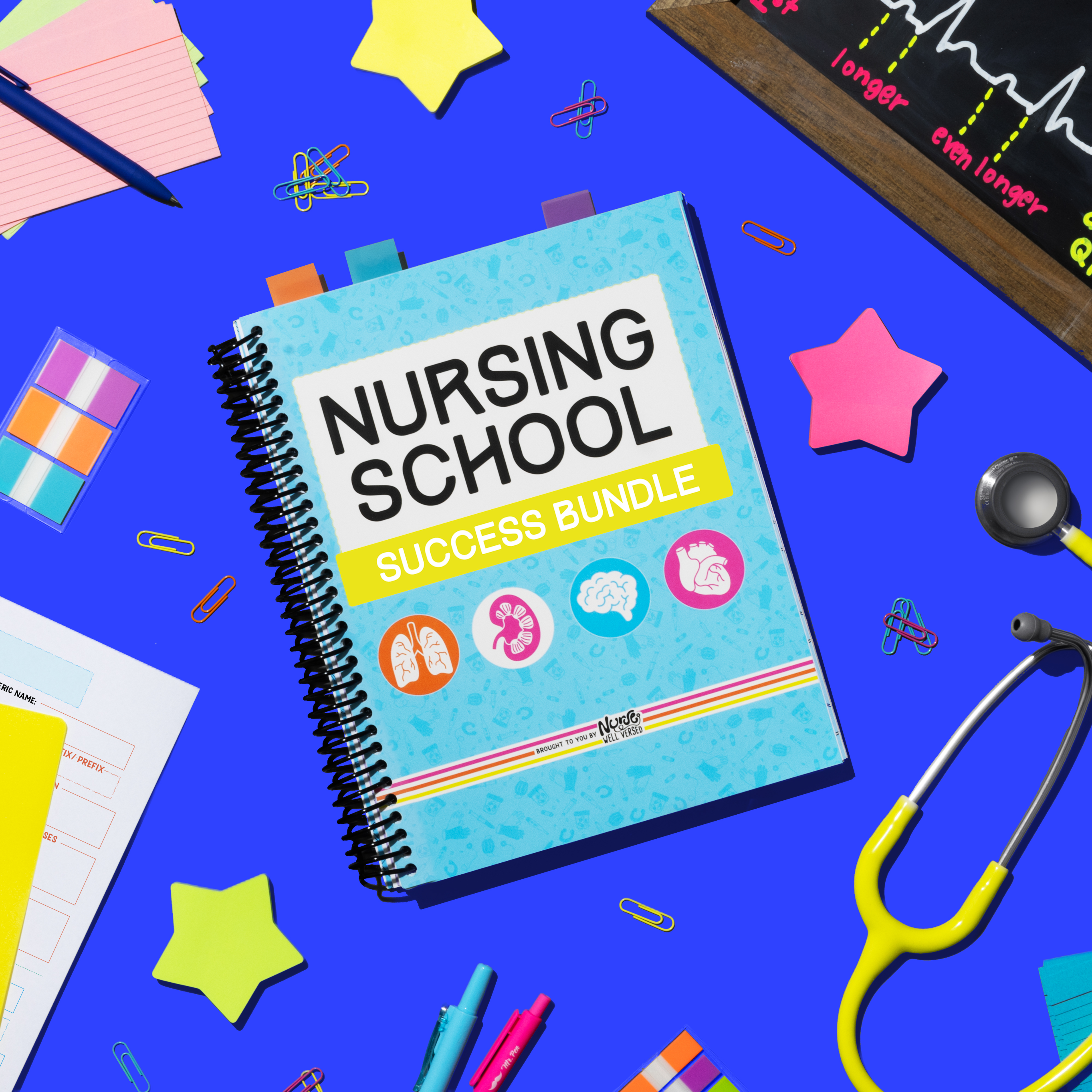 Nursing school essentials cover photo collage