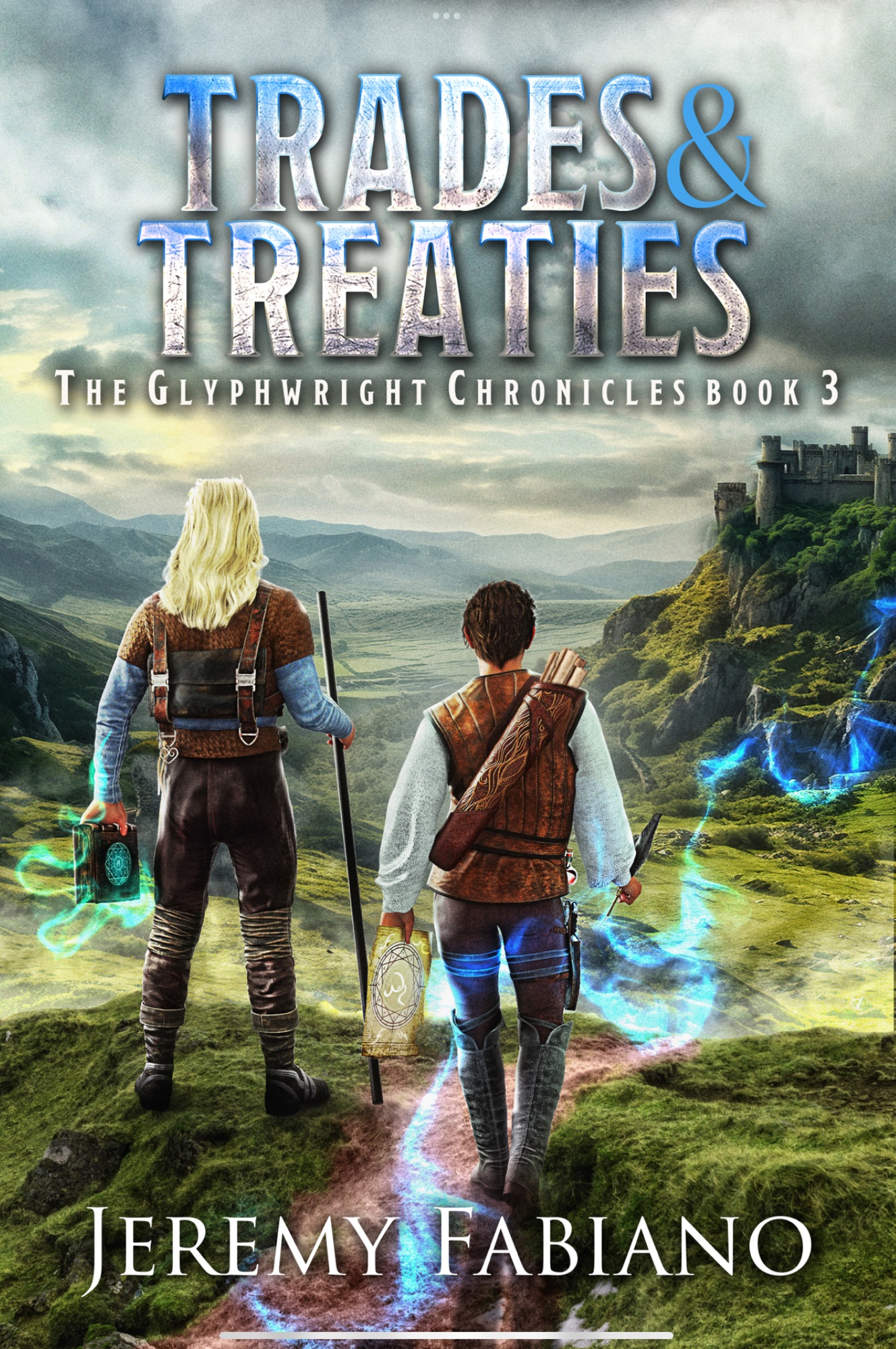 Read Free - Trades & Treaties: The Glyphwright Chronicles - Book 3 cozy companions cover photo collage