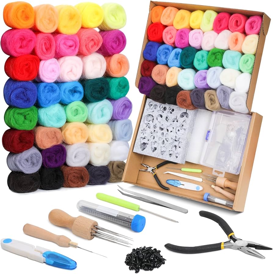 Needle Felting Starter Kit Essentials: Top Amazon Picks for Central Florida Crafters cover photo collage