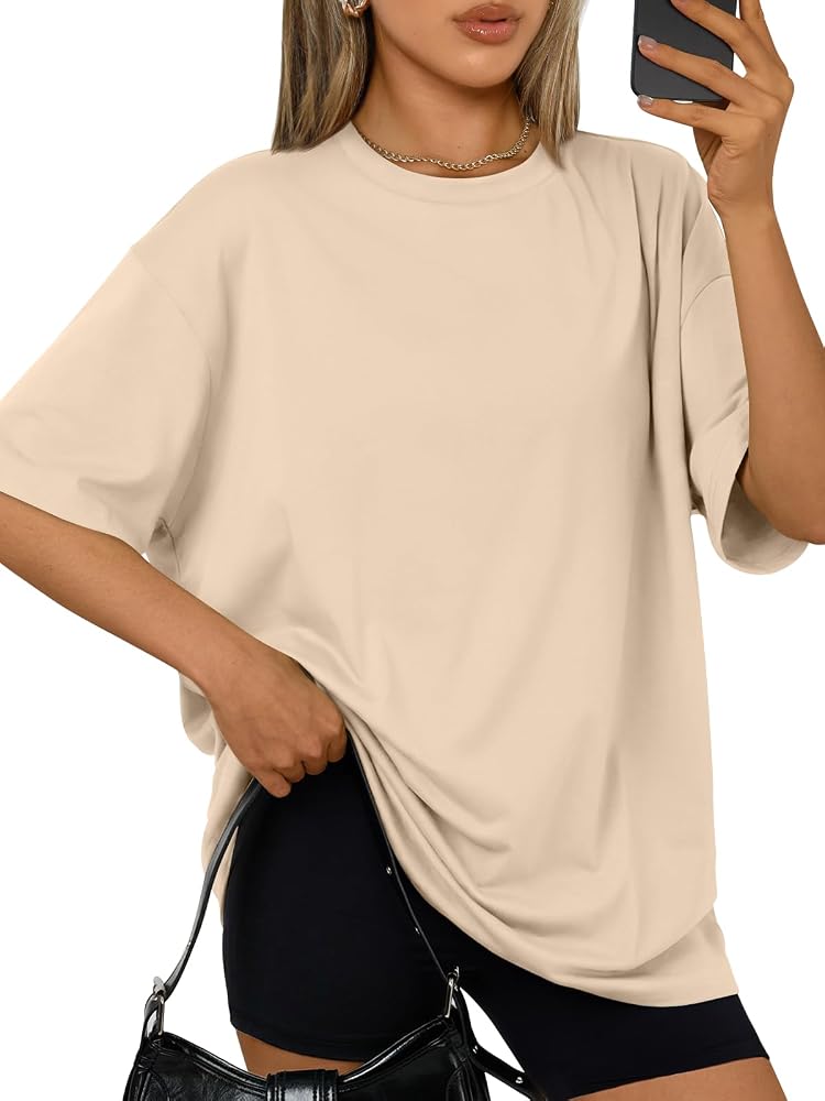 Oversized Tees Women Are Wearing Every Single Day cover photo collage