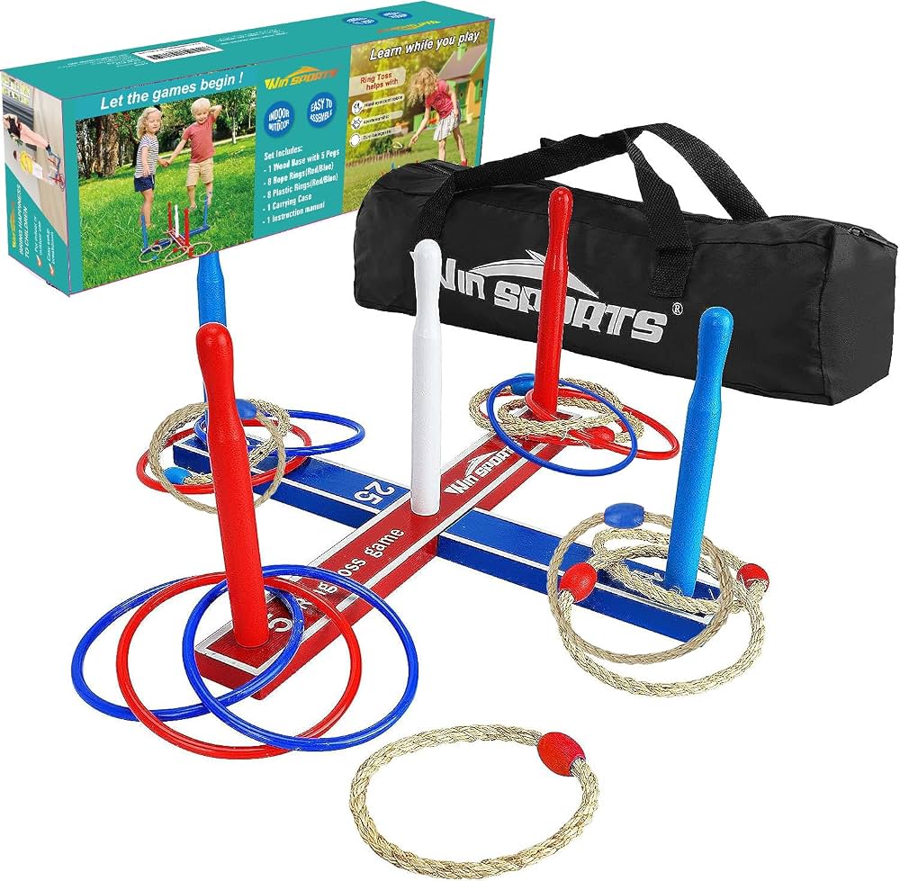 Ring Toss Game Set Essentials: Top Amazon Picks for Central Florida Backyard Fun cover photo collage