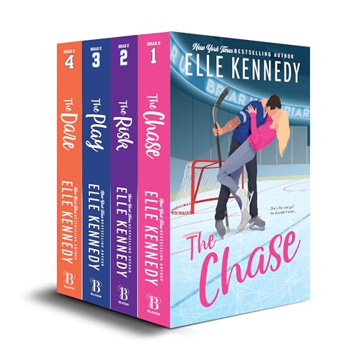 Save & Read - The Risk (Briar U Book 2) and Related College Hockey Romances cover photo collage