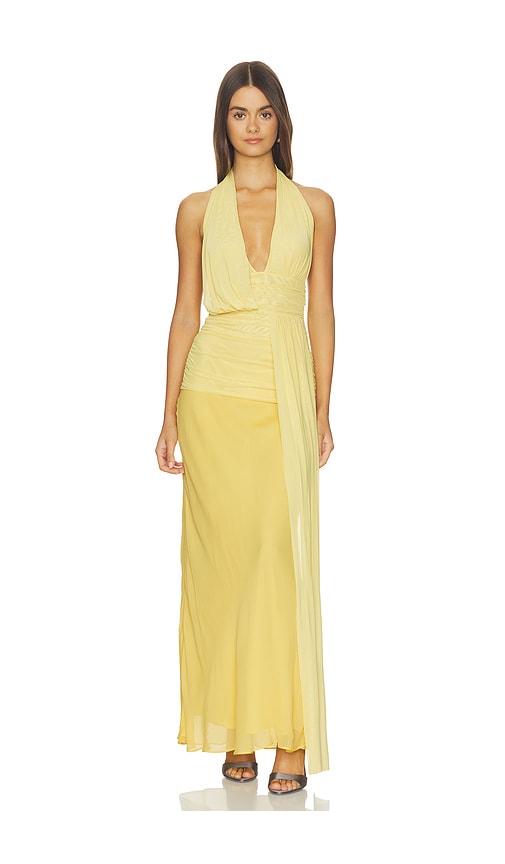 Bec + Bridge Cassis Drape Maxi Dress