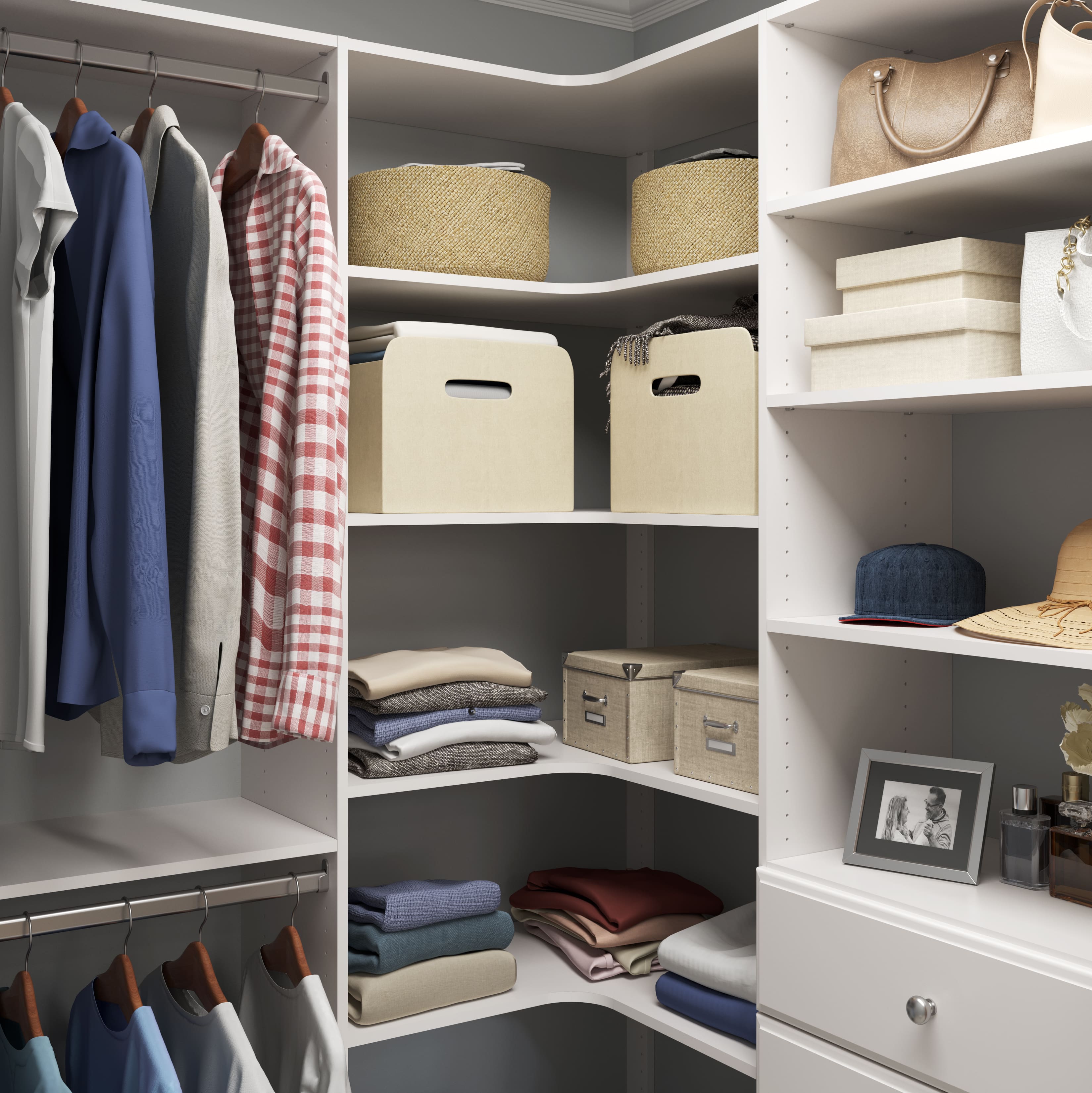 What I use to keep my tiny closet organized every single day cover photo collage