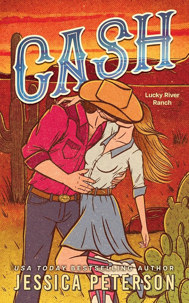 Read Now - Cash (Standard Edition): A Grumpy Sunshine Cowboy Romance (Lucky River Ranch, 1) companions cover photo collage