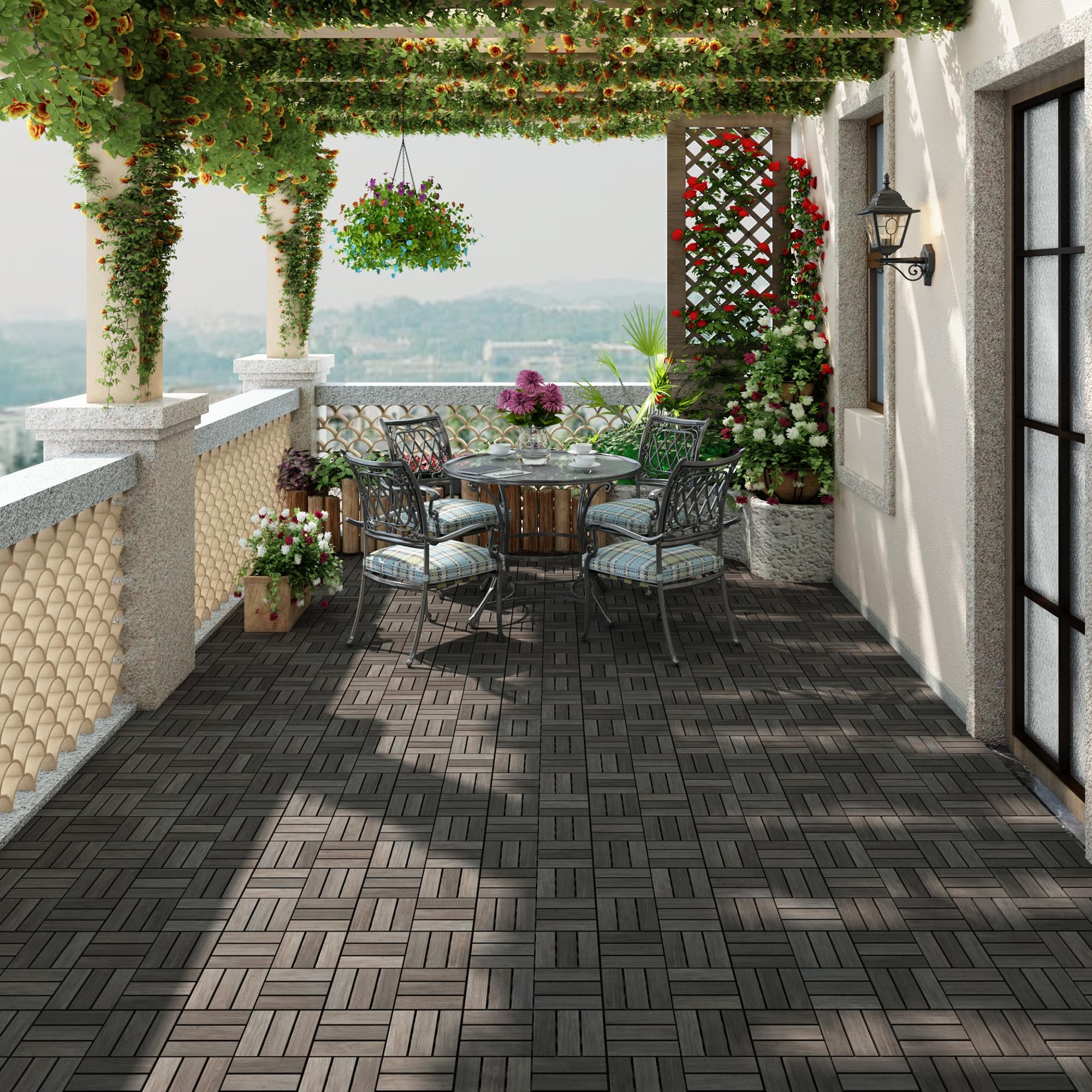 DIY Upgrade! My Cozy Apartment Balcony Makeover cover photo collage