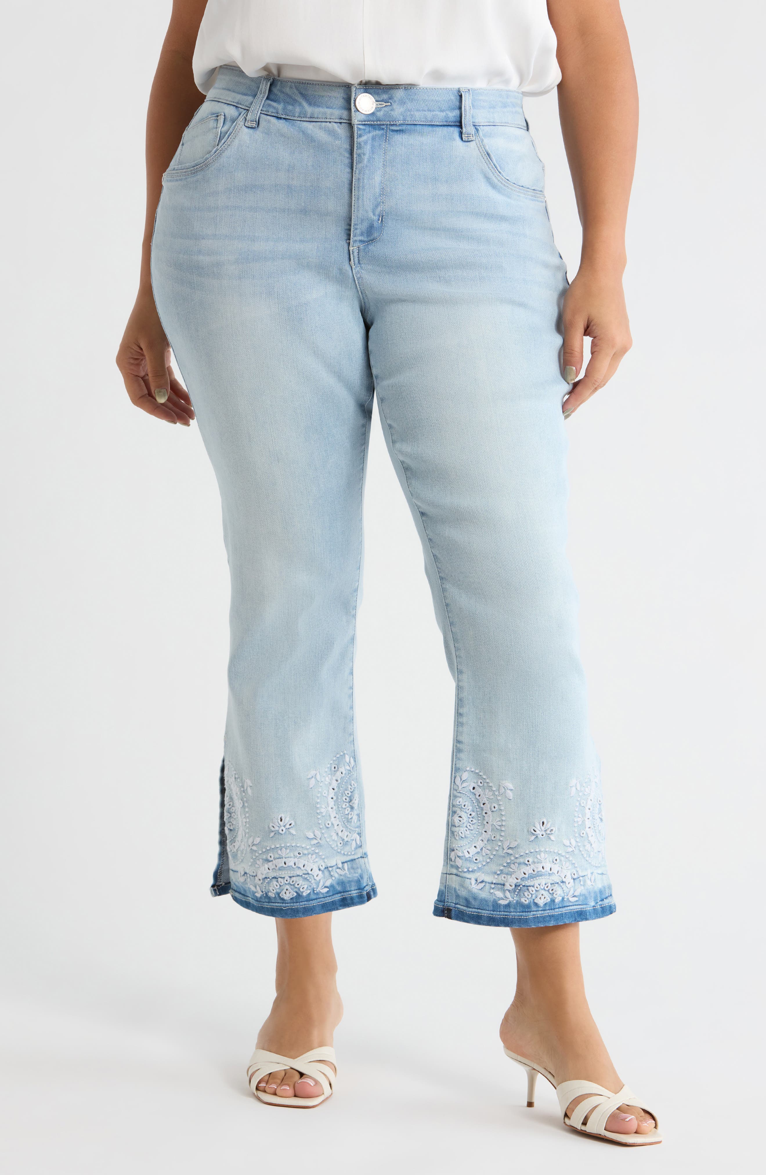 Wit & Wisdom Bennett High Waist Ankle Bootcut Jeans