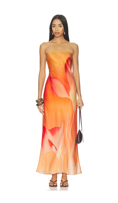 Significant Other Mora Strapless Dress in Mimosa Floral