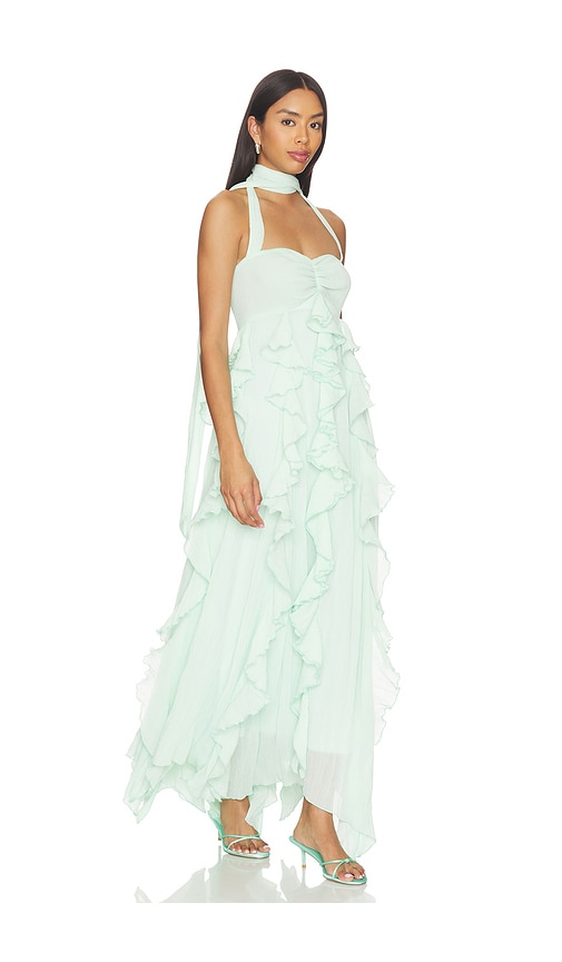 Show Me Your Mumu Gemma Ruffle Maxi Dress