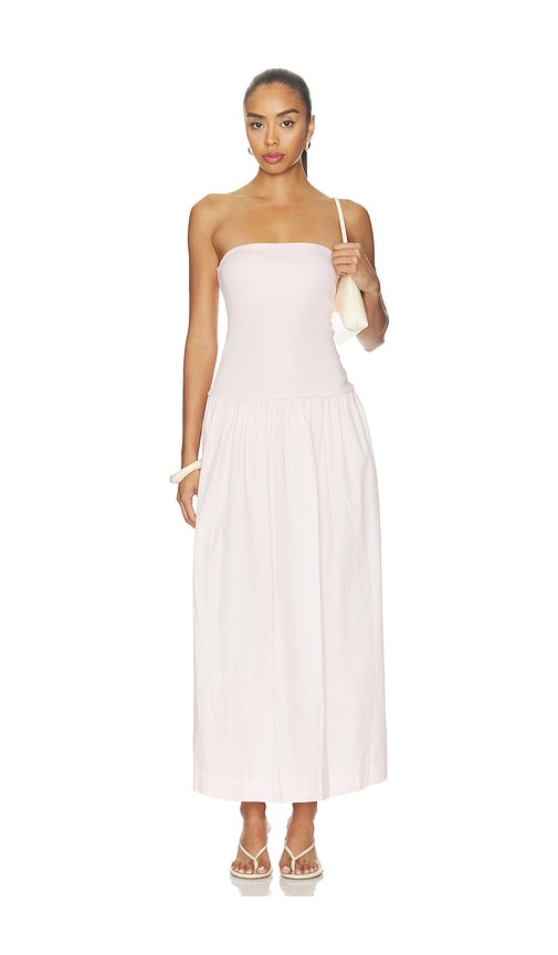 Enza Costa Cotton Bandeau Dress