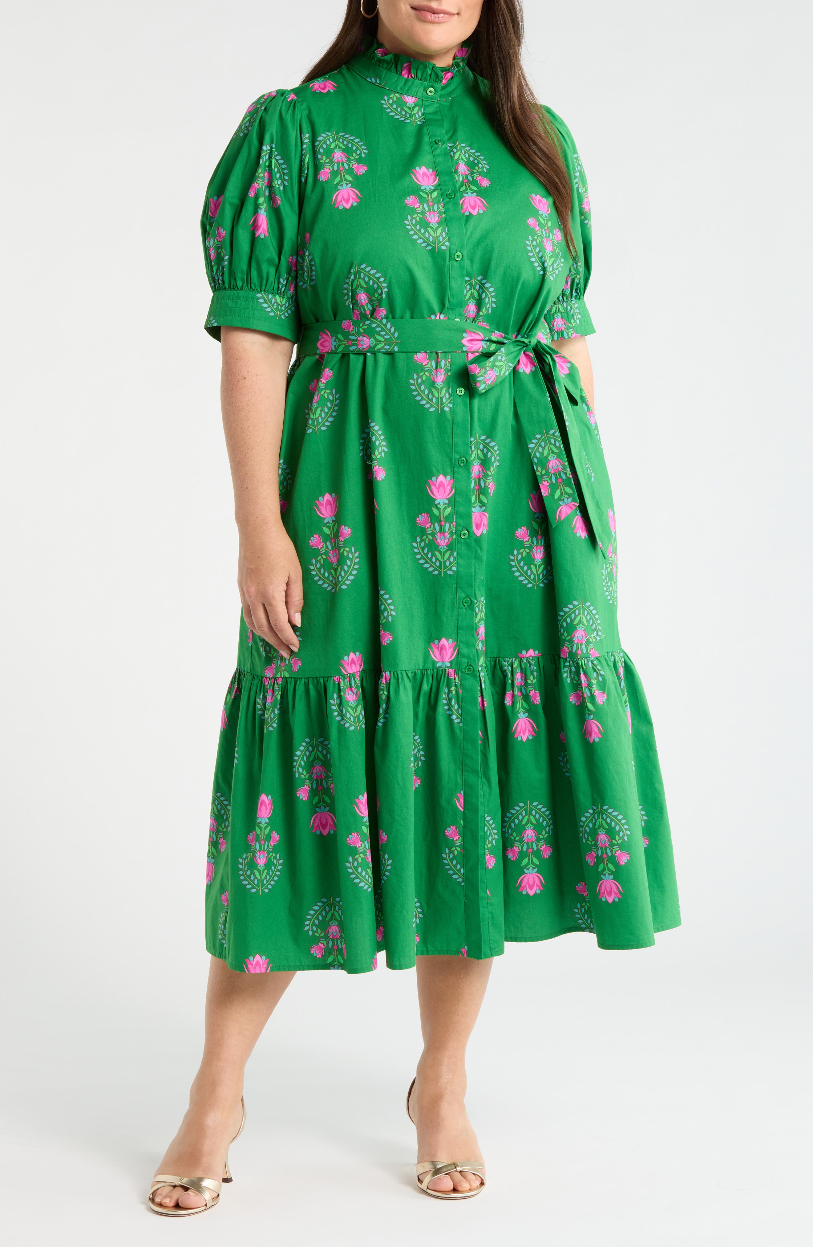 SUGARLIPS Floral Giles Shirtdress