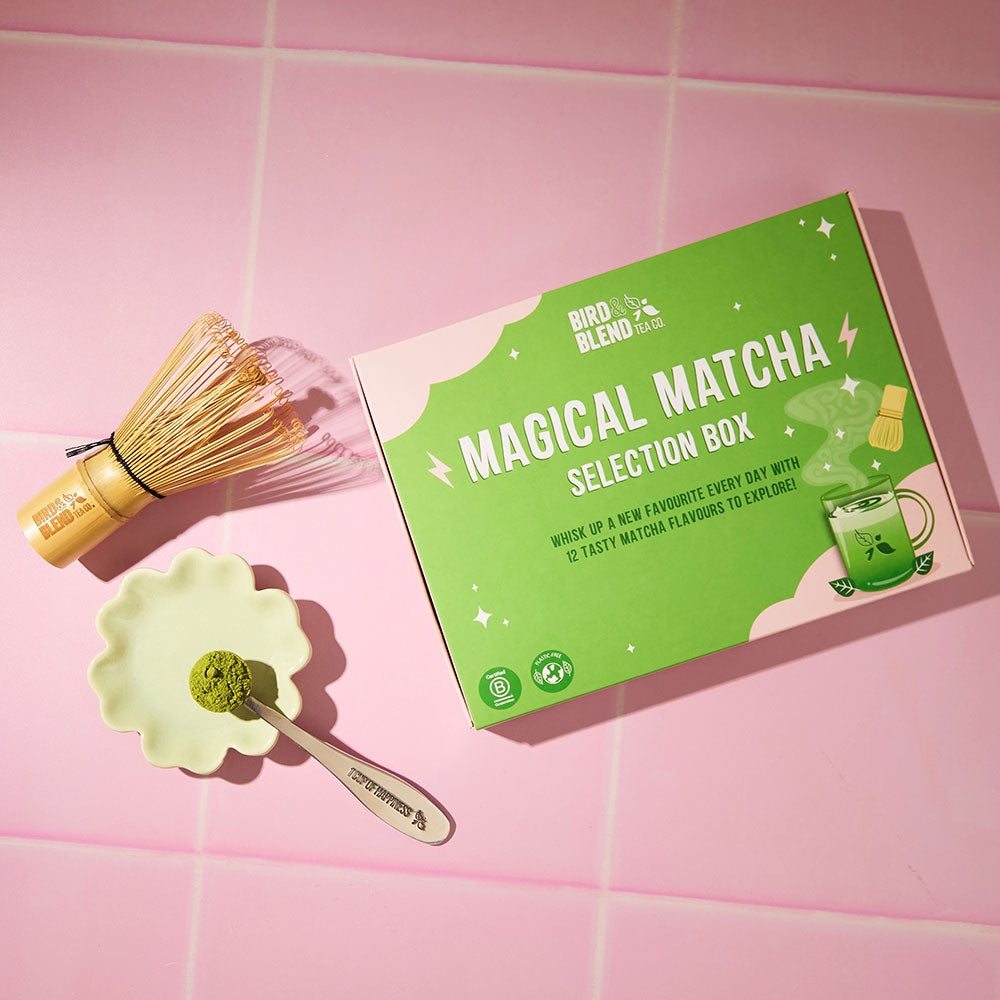make the best matcha lattes at home! cover photo collage