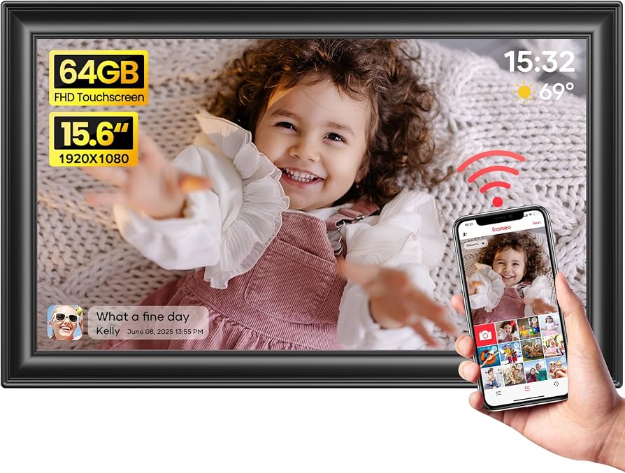 Holiday 2026 Gifts for Grandparents & Parents — Viral Amazon Digital Photo Frames, Cozy Comfort, Massagers & Sentimental Picks for Mom, Dad, Grandma & Grandpa cover photo collage