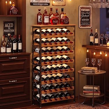 Top 10 Small Stackable Wine Racks cover photo collage