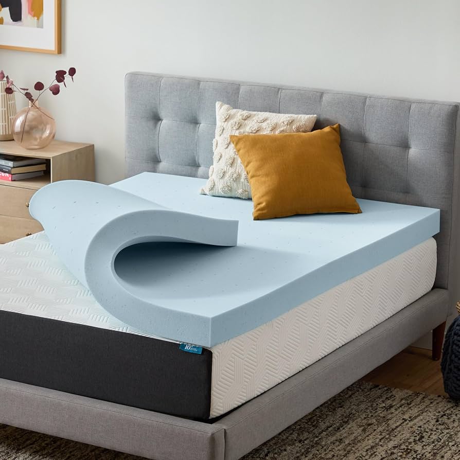 Comfy memory foam mattress toppers cover photo collage