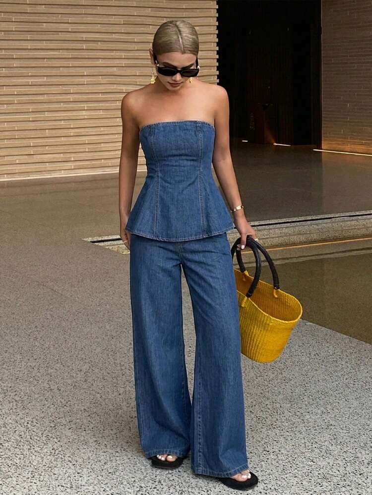 Women's Denim Outfit Trends (SHEIN Edition) cover photo collage