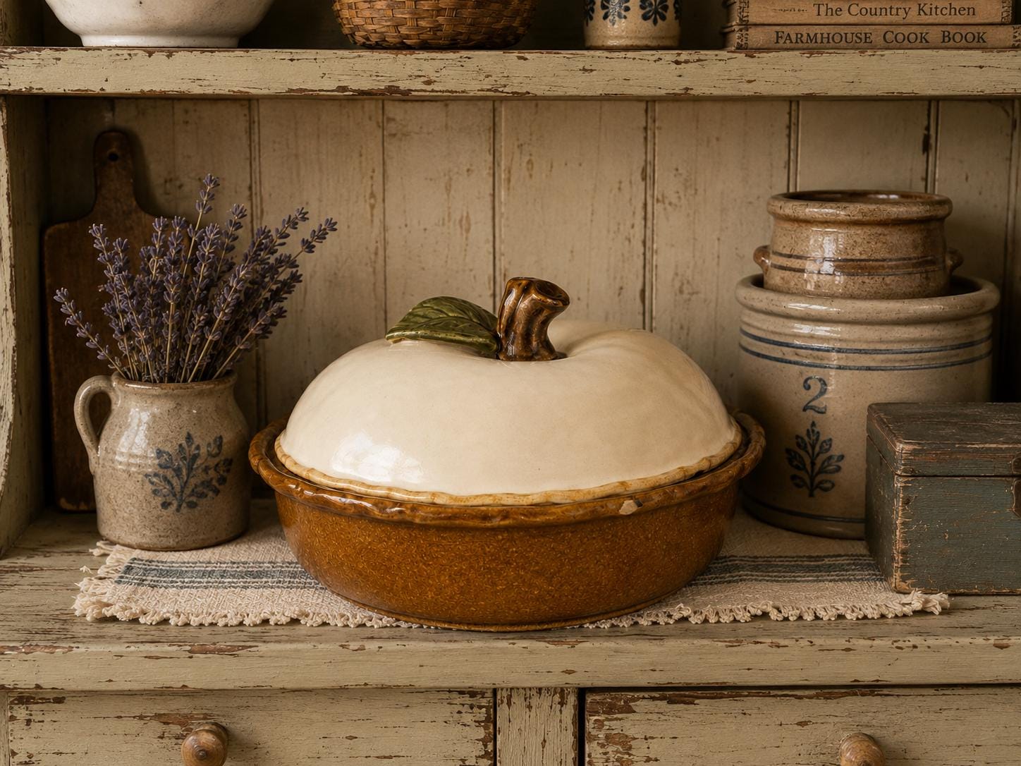 Apple-Inspired Autumn Cottagecore Kitchen | Vintage Fall Decor & Cozy Kitchen Finds cover photo collage