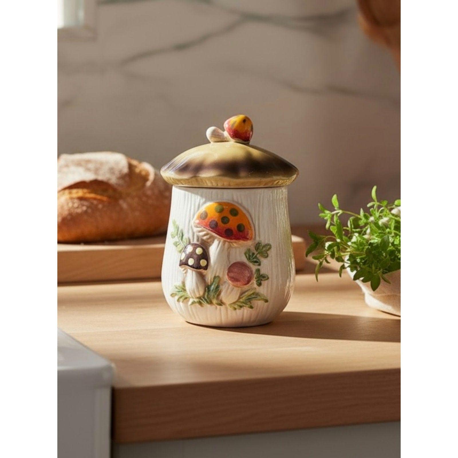 Mushroom Cottagecore Kitchen | Woodland Autumn Decor & Vintage Kitchen Finds cover photo collage