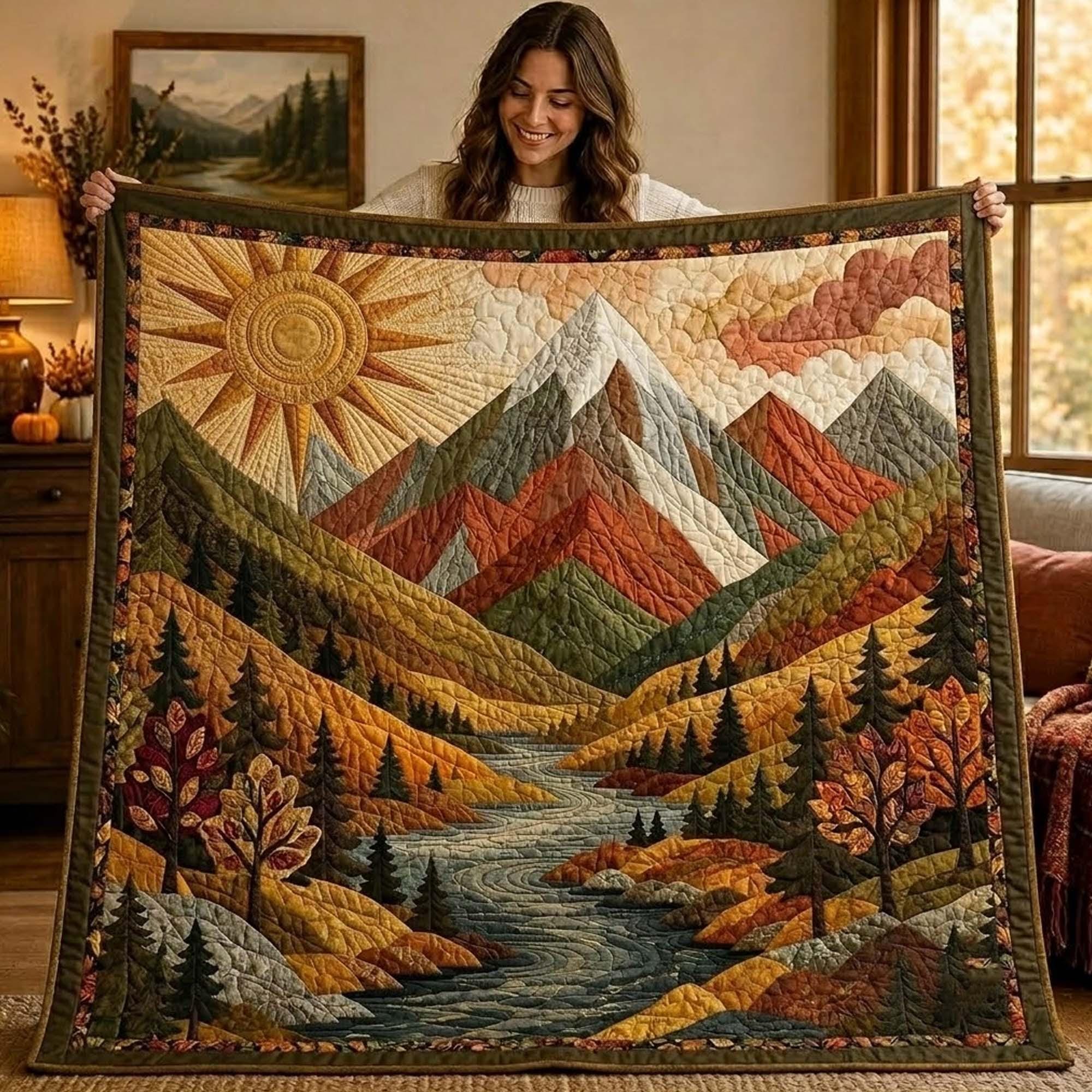 Cottagecore Autumn Quilts | Vintage Patchwork, Floral & Fall Bedding cover photo collage