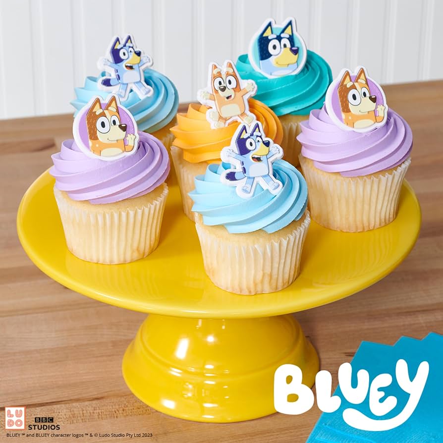 Bluey Birthday cover photo collage