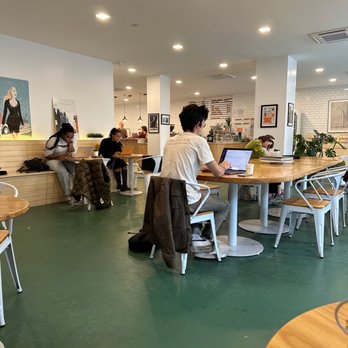 Best Coffee Shops to Work From in NYC cover photo collage