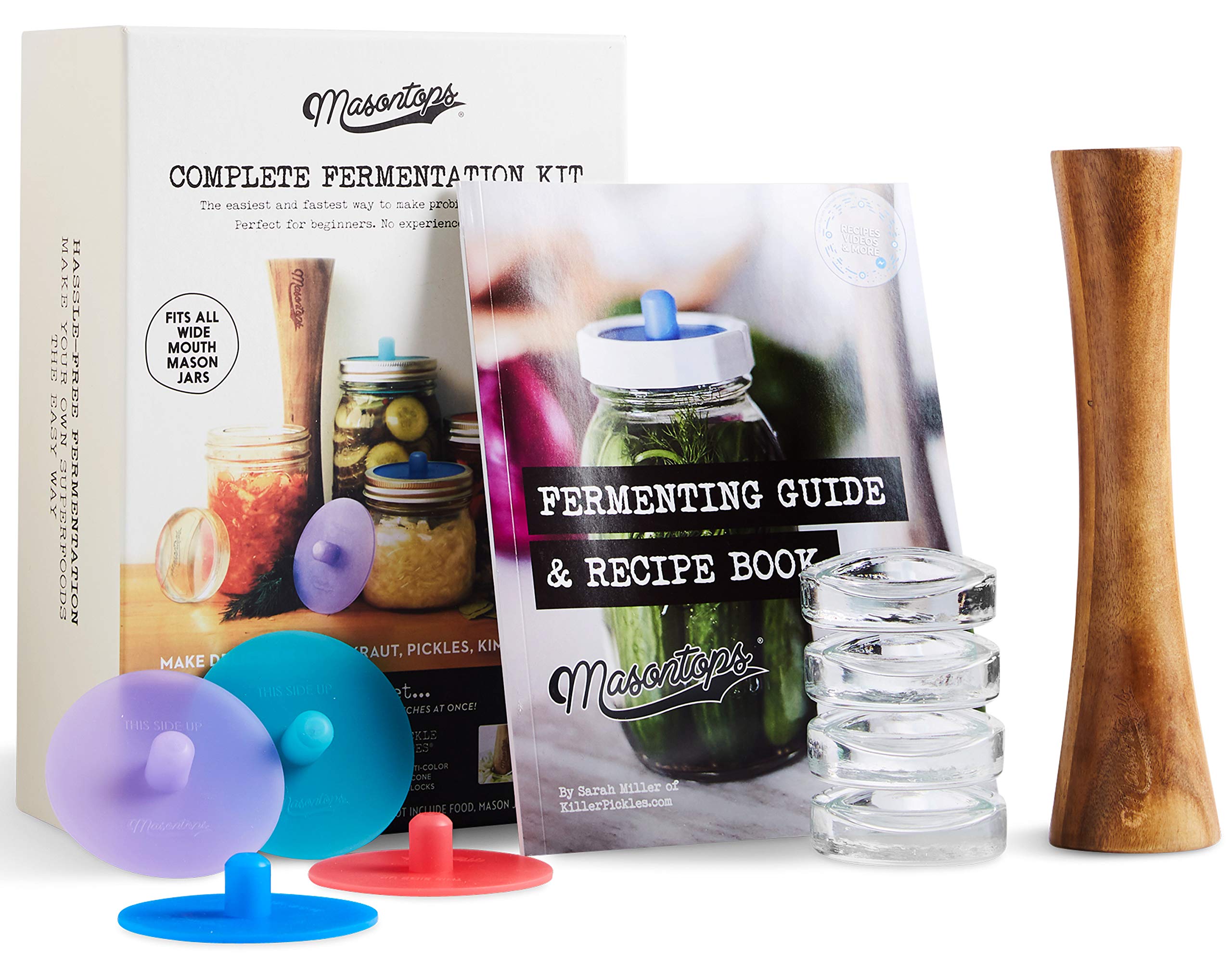 Home Fermenting Starter Kit: Everything I Use for Sauerkraut, Kimchi and Pickles cover photo collage