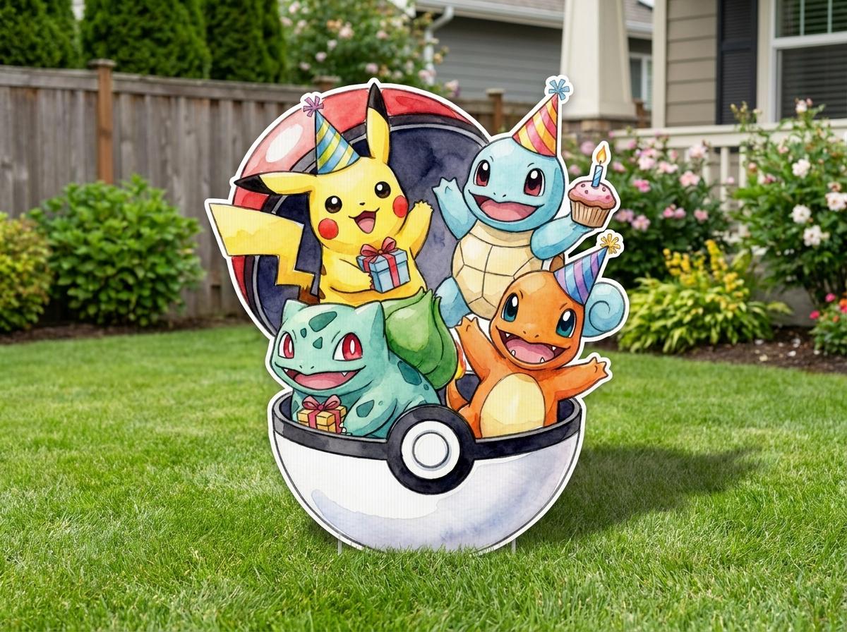 Gotta Catch ‘Em All Party cover photo collage