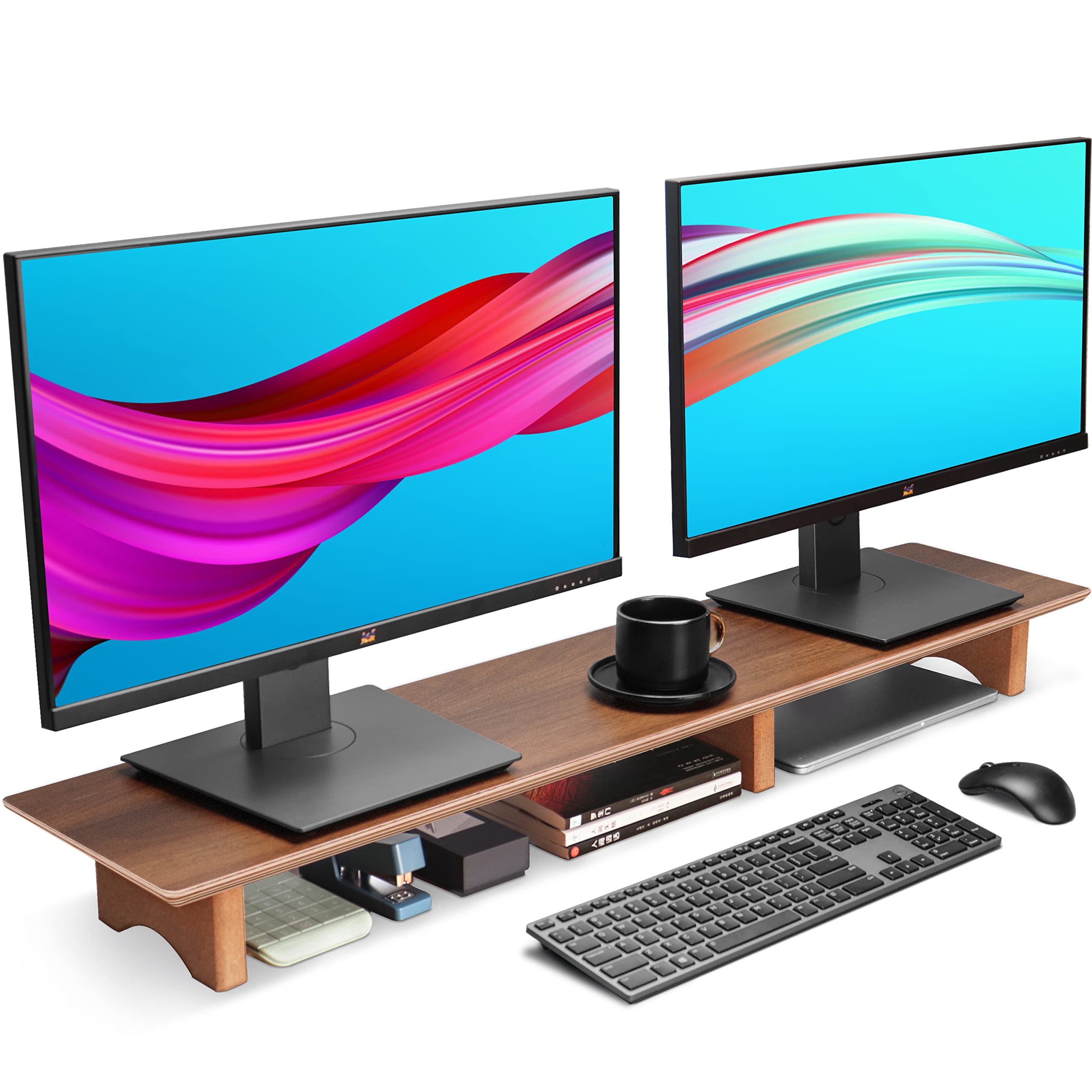 Minimalist Dark-Aesthetic Desk Setup Essentials cover photo collage