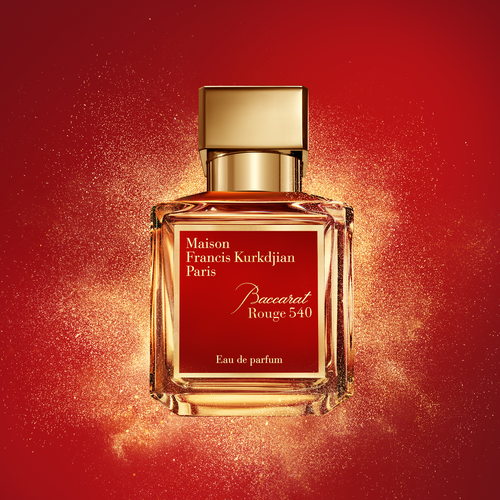 Luxury fragrances cover photo collage
