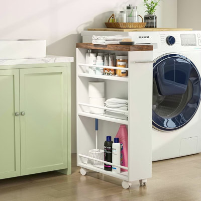 The Ultimate Wayfair Laundry Room Storage, Organization & Utility Guide (Wayfair Laundry Cabinets, Drying Racks & Hamper Edition) cover photo collage