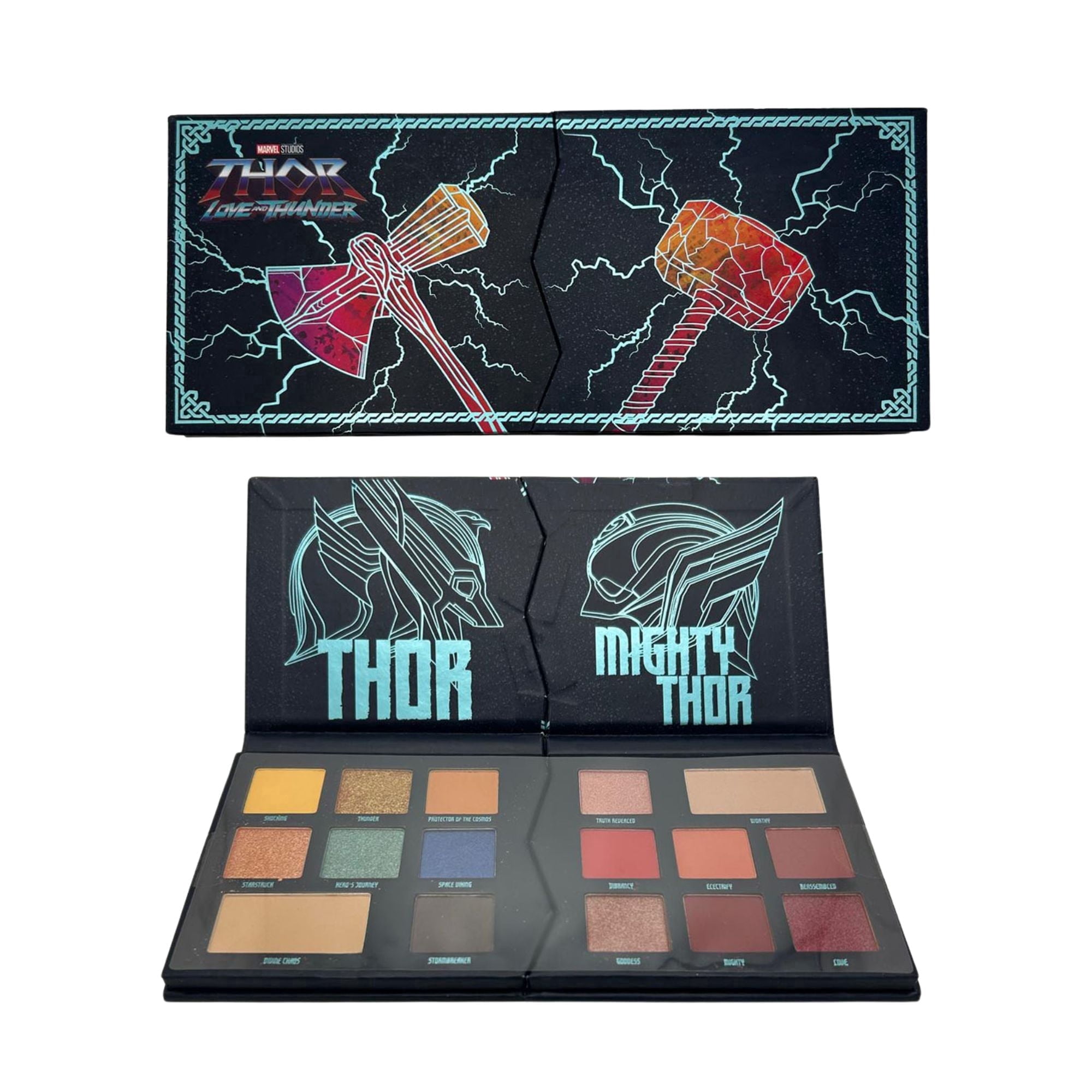 Marvel GLAM, the superhero beauty battle cover photo collage