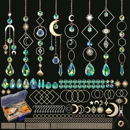 Making Suncatchers, Wind Chimes cover photo collage