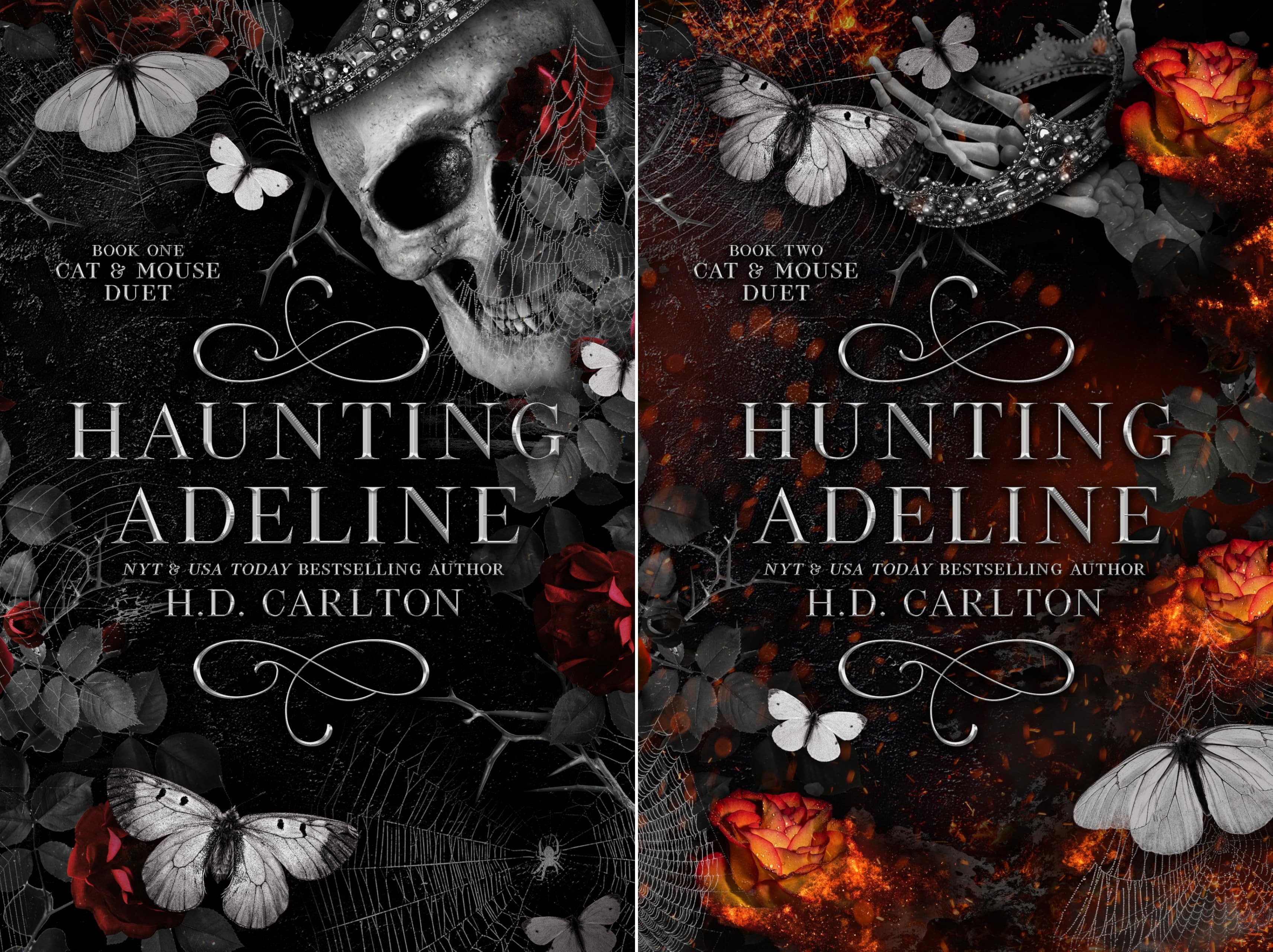 Save & Read - Haunting Adeline: Cat and Mouse Duet, Book 1 collector editions cover photo collage
