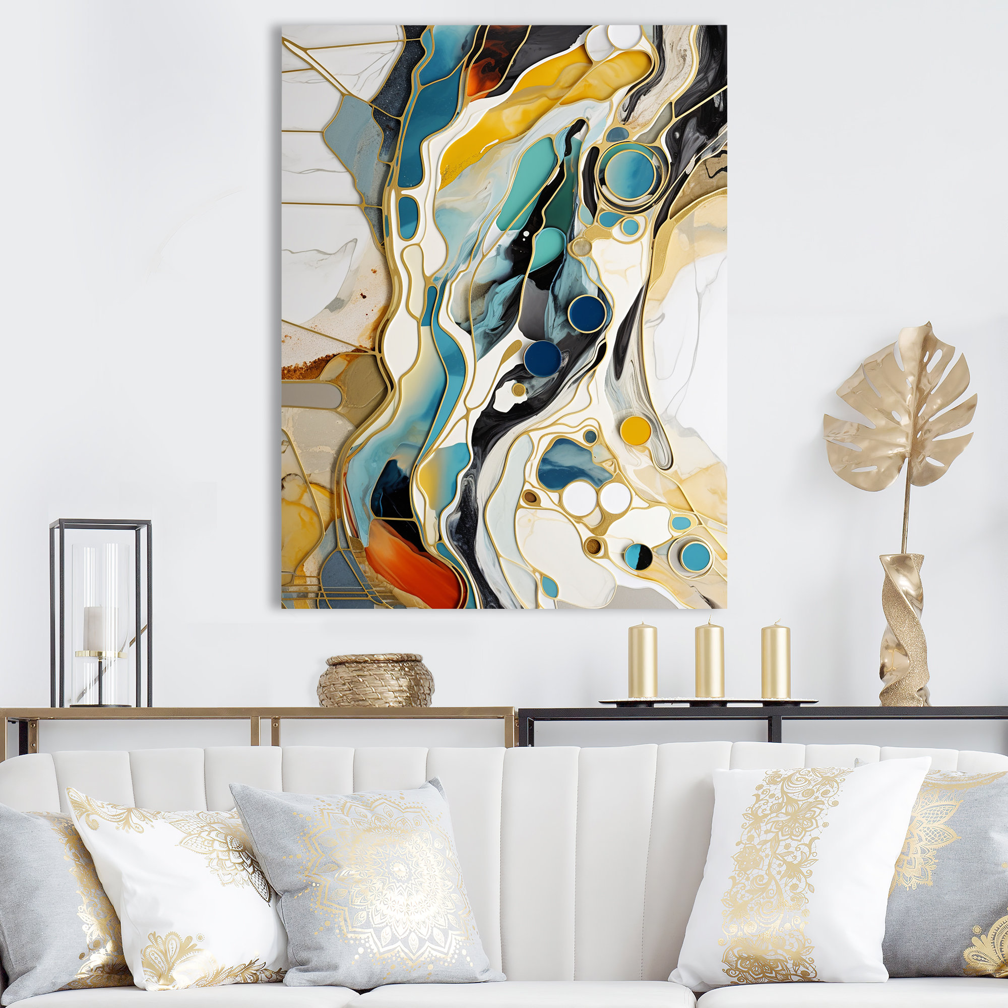 The Ultimate Wayfair Wall Art, Framed Canvas & Large Mirrors Guide (Wayfair Large Canvas Prints, Framed Wall Sets & Wall Mirrors Edition) cover photo collage