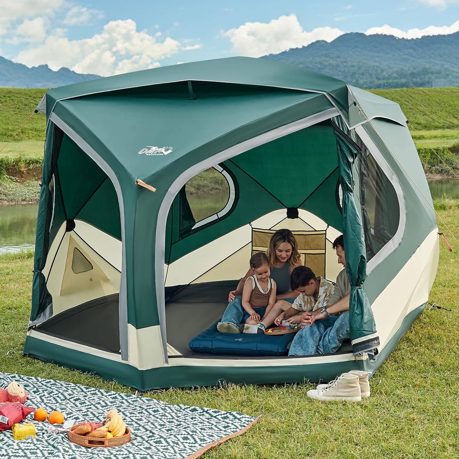 The Ultimate Amazon Outdoor Gear, Camping Equipment & Hiking Essentials Guide (Amazon Camping Tents, Sleeping Pads & Portable Camp Stoves Edition) cover photo collage