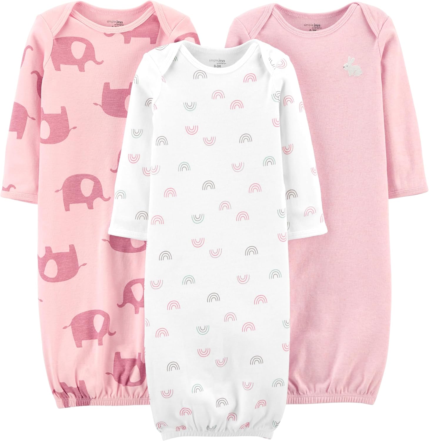 Baby girl pajamas cover photo collage