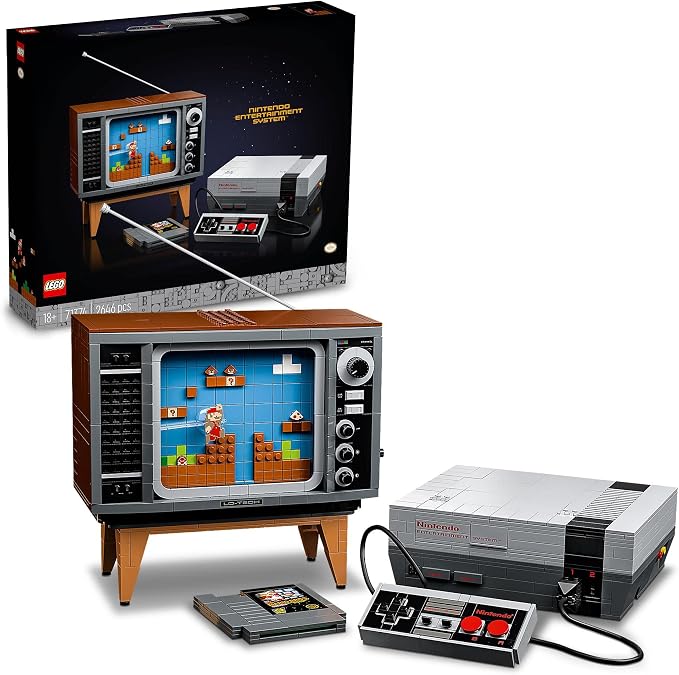 🎮 LEGO Gaming Classics: Retro Consoles, Arcade & Video Game Nostalgia cover photo collage