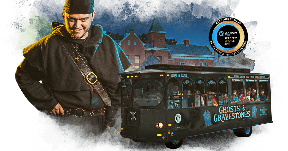 Best Ghost Tours & Haunted History Walks Near Orlando, Kissimmee & St. Augustine cover photo collage